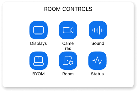 Q-SYS UCI template for Zoom Room main control interface - professional AV integration UCI solution