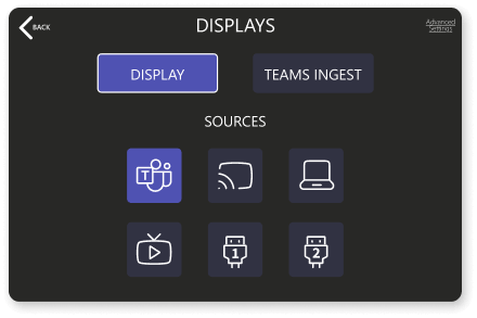 Q-SYS UCI template for Teams Room display control interface - ready-to-deploy UCI template